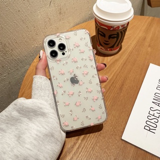 เคสโทรศัพท์มือถือแบบนิ่ม กันกระแทก ลายดอกไม้ สีชมพู สําหรับ Realme 8 Pro Narzo 20 Pro 7I C17 7 6 5 5S 5I 6I C21 C20 C11 2021 2020 C15 C2 3 C1