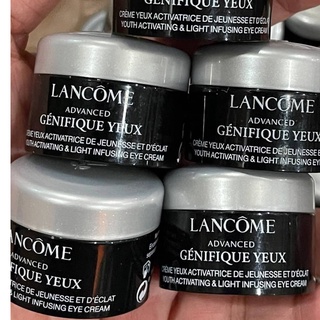 ฉลากไทย สคบ ขนาด 5ml Eye Cream กระปุกดำ ฝาเทา ของแท้ ล็อตใหม่ Lancome Advanced Genifique Yeux 5ml. ครีมบำรุงรอบดวงตา