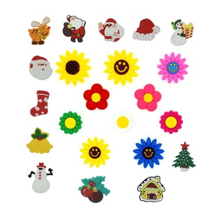 พร้อมส่ง กระดุมติดรองเท้า Croc Jibz Pins Santa Claus DIY