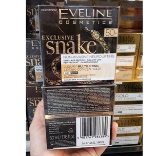 Eveline Cosmetics Exclusive Snake Neurolifting Luxury Multi-lifting Day and Night Cream 50+  50ml. ครีม Day and Night