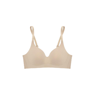 Sabina เสื้อชั้นใน Invisible Wire (ไม่มีโครง) รุ่น Perfect Bra รหัส SBD7305CD สีเนื้อเข้ม