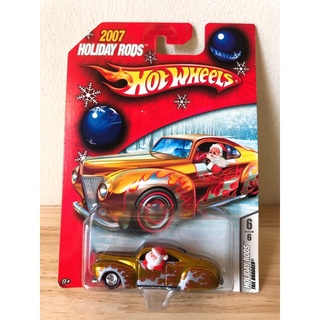 ล้อยาง งานหายาก Hot Wheels Tail Dragger ‘07 Holiday Rods Santa Chase Car