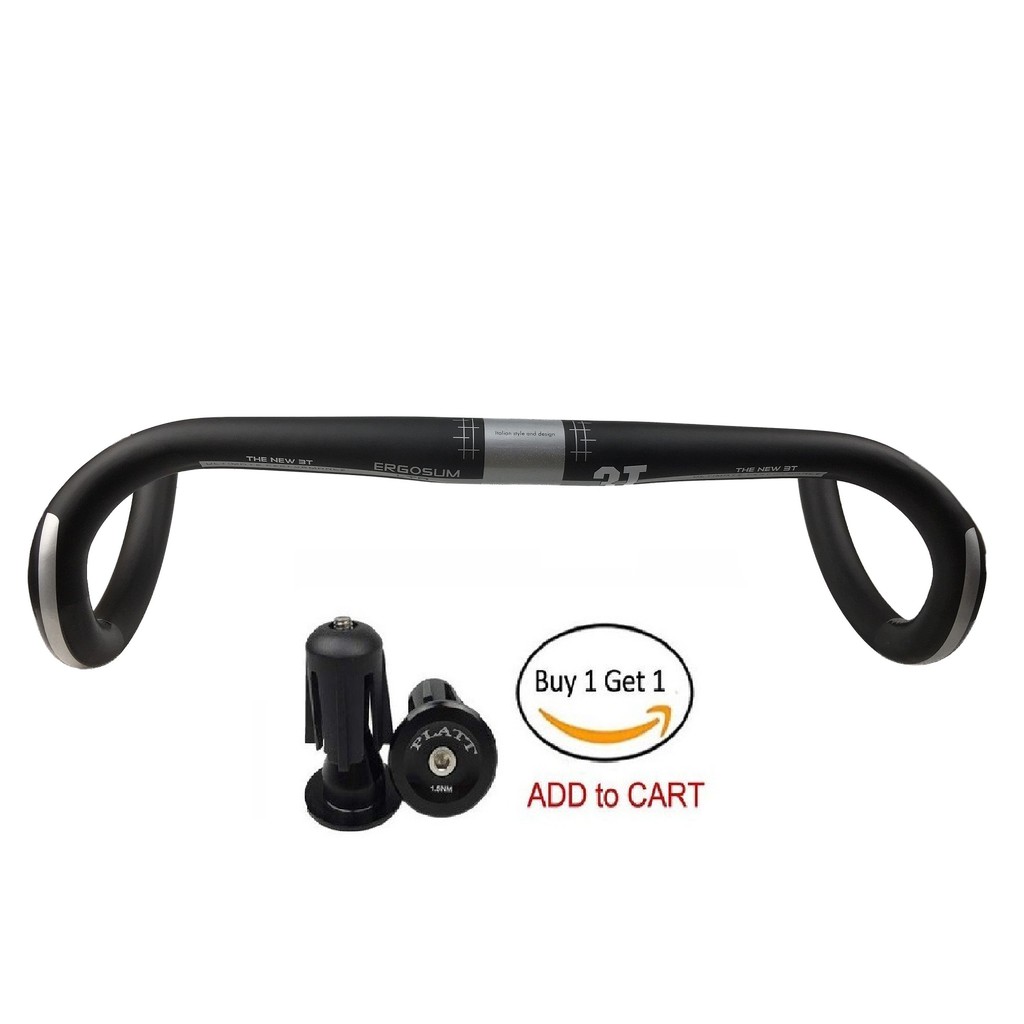 Platt Road Handlebar Full Carbon Fiber Road Bicycle Handlebar 31.8mm