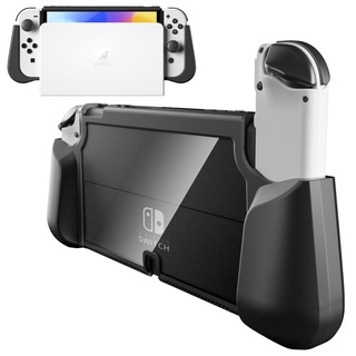 Pzoz [ฐานปลั๊ก] เคสแข็ง บางพิเศษ อุปกรณ์เสริม สําหรับ Nintendo Switch oled