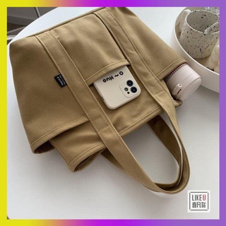 Bucket Bag Design Original Japanese Simplicity Hand -กระเป๋าถือ