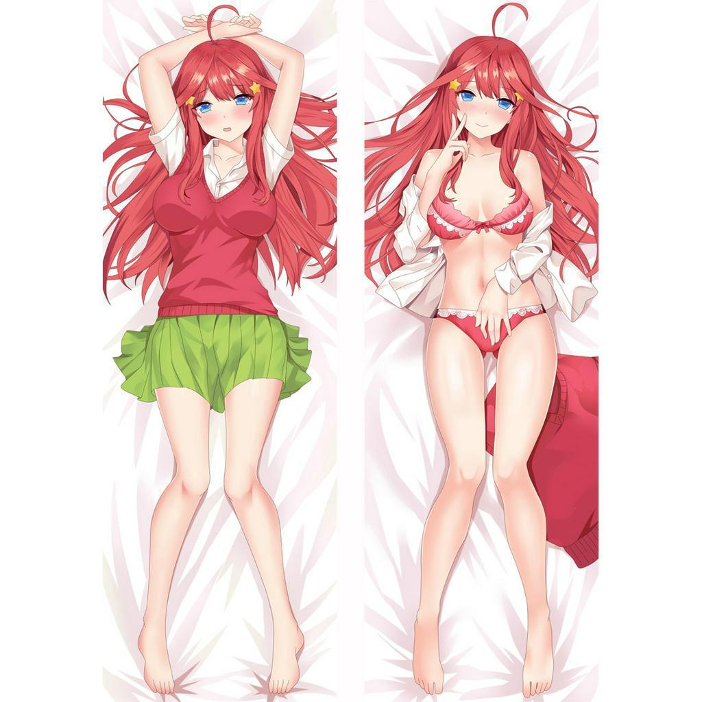 The Quintessential Quintuplets Pillow Case Anime Dakimakura Waifu Otaku Hugging Body Nakano