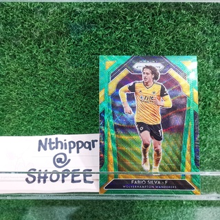 ขาย การ์ด Panini Prizm Premier League 2020-21 Fabio Silva Green Wave Wolverhampton การ์ดฟุตบอล การ์ดนักบอล สะสมการ์ด