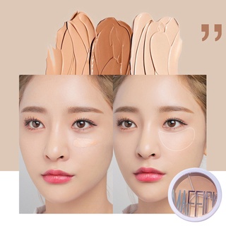 ร้านแนะนำพาเลตต์คอนซีลเลอร์ 3 สี คอนทัวร์ คอนทัวร์หน้า ปกปิดรอยคล้ําใต้ตา img 3