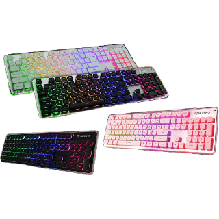 Nubwo Gaming Keyboard Fortune NK-32 คีบอร์ดเกมมิ่ง ไฟรุ้ง7สี (คีบอร์ดภาษาไทย) ประกันศูนย์ 1 ปี