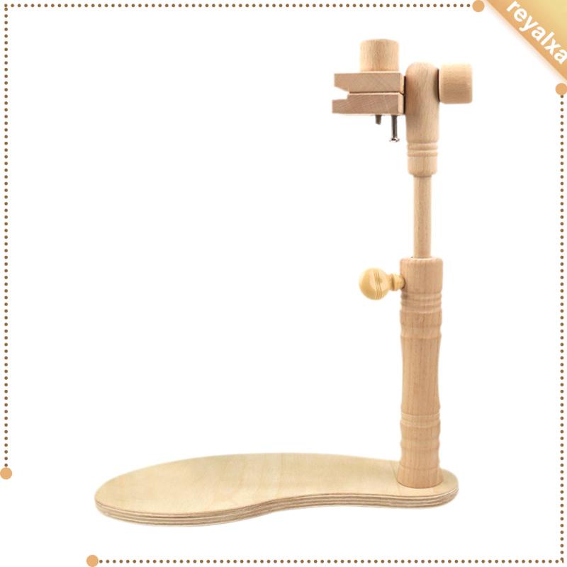 ปรับ Cross Stitch Rack เย็บปักถักร้อย Lap ขาตั้งกรอบ Hoop 360 หมุนได้ผู้ถือไม้สําหรับเย็บปักถักร้อย, DIY เย็บหัตถกรรมโครงการ
