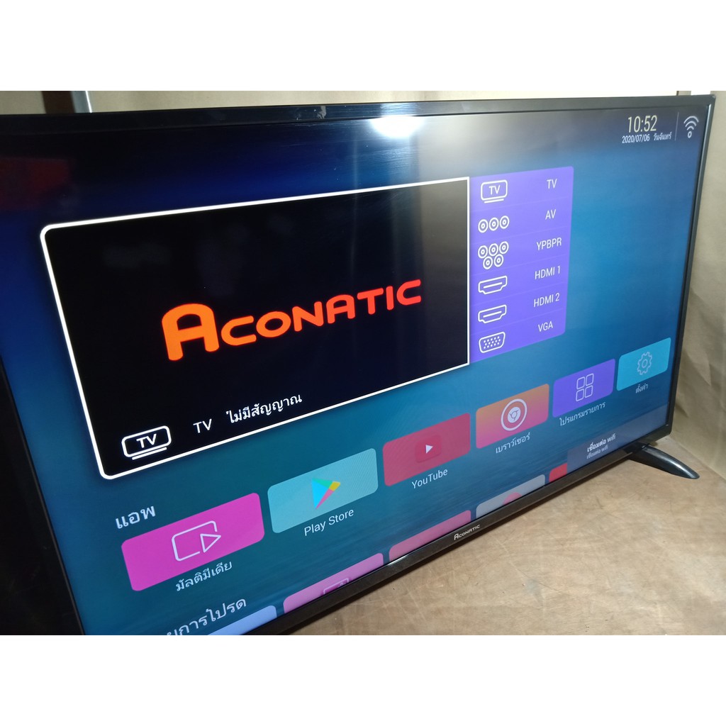 สมาร์ททีวี smart tv aconatic 40นิ้ว