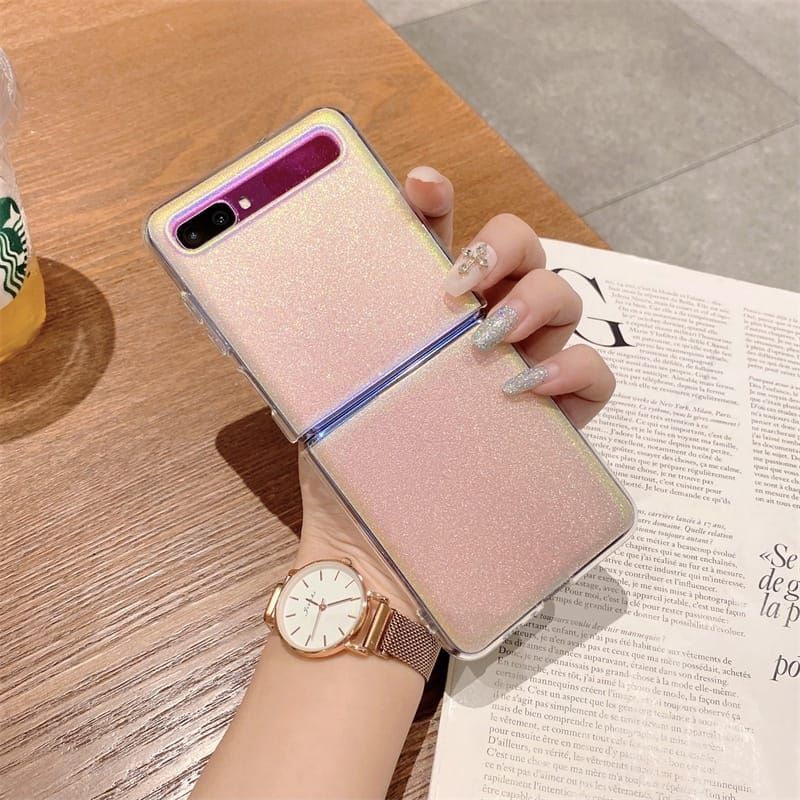 YKCS 0189 HARDCASE Glitter SAMSUNG พับได้ Z Flip 1 Flip 2 Flip1 Flip2 Flip3 Flip 3 4 Case Hardcase b