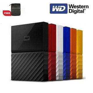 Clearance price WD My Passport ฮาร์ดไดรฟ์ภายนอก HDD 1TB 2TB 2.5 นิ้ว Usb 3.0