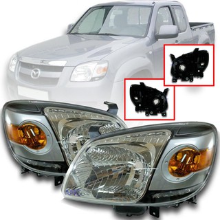 เสื้อไฟหน้า มาสด้า MAZDA BT50 BT-50 4x4 4x2 กระบะ 2006+ จำนวน 1 คู่