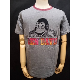 เสื้อยืดคอกลม งานปัก Ben Davis 35 evolution สายสเกตไม่ควรพลาด Skate Surf skate ลายเพลิง big logo