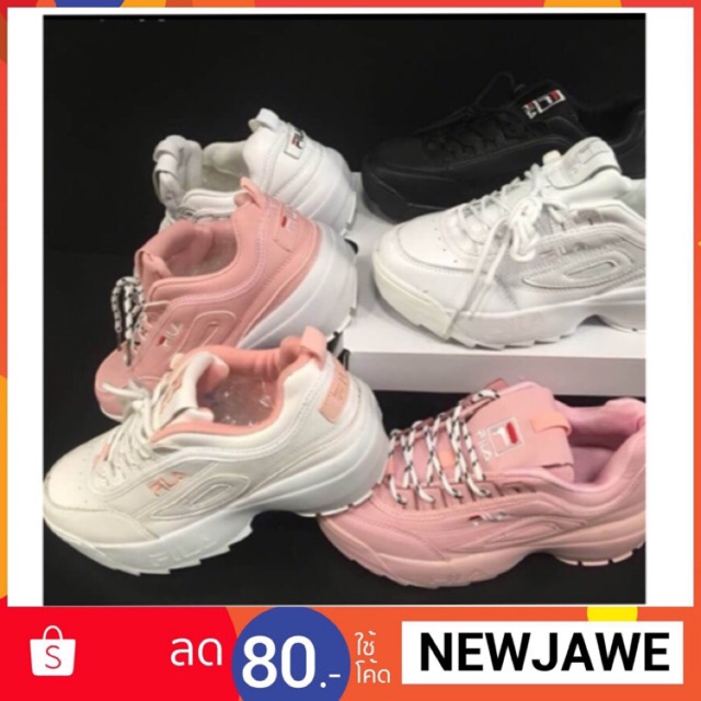 Fila รองเท้า ผ้าใบ งานสวย ️ใช้ โค้ดNEWJAWE รับส่วน ลด80฿ สำหรับลูกค้าใหม่สั่งซื้อครั้งแรก