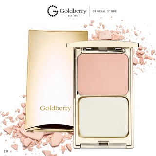 Goldberry Compact Foundation SPF25 PA++ : โกลด์เบอร์รี่ คอมแพ็ค ฟาวน์เดชั่น SPF25 PA++ #มี4เฉดสี สำหรับทุกสีผิว