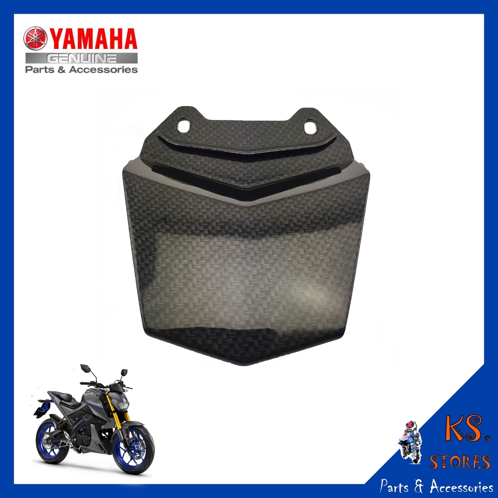 ฝาครอบท้ายเบาะ M-SLAZ ลายเคฟล่า Rear seat cover ครอบท้ายเบาะ YAMAHA M-SLAZ (พาร์ทแท้เบิกศูนย์) รหัสสินค้า B48-F171E-00