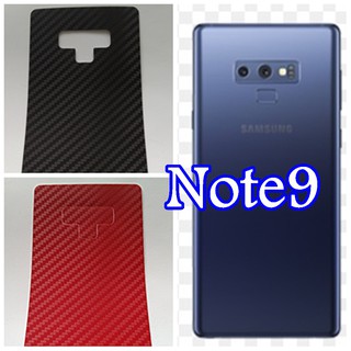 Samsung Note9 ฟิล์มใส /ฟิล์มสี 3D ลายเคฟล่า หลังเครื่อง กันรอยขีดข่วน คราบเหงื่อคราบน้ำ