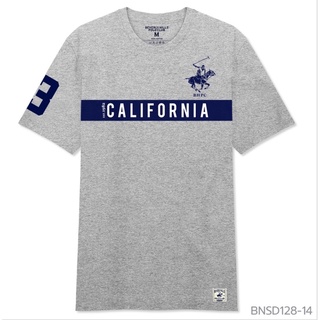 2iMc /Polo BHPC เสื้อยืดคอกลมลายม้าคาดCalifornia   นักเรียน     รับ  !