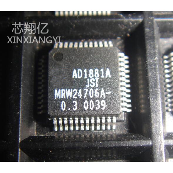 YTH QFP แพ็คเกจซีรีส์ชิป AD1881AJST QFP48 ใหม่เอี่ยม