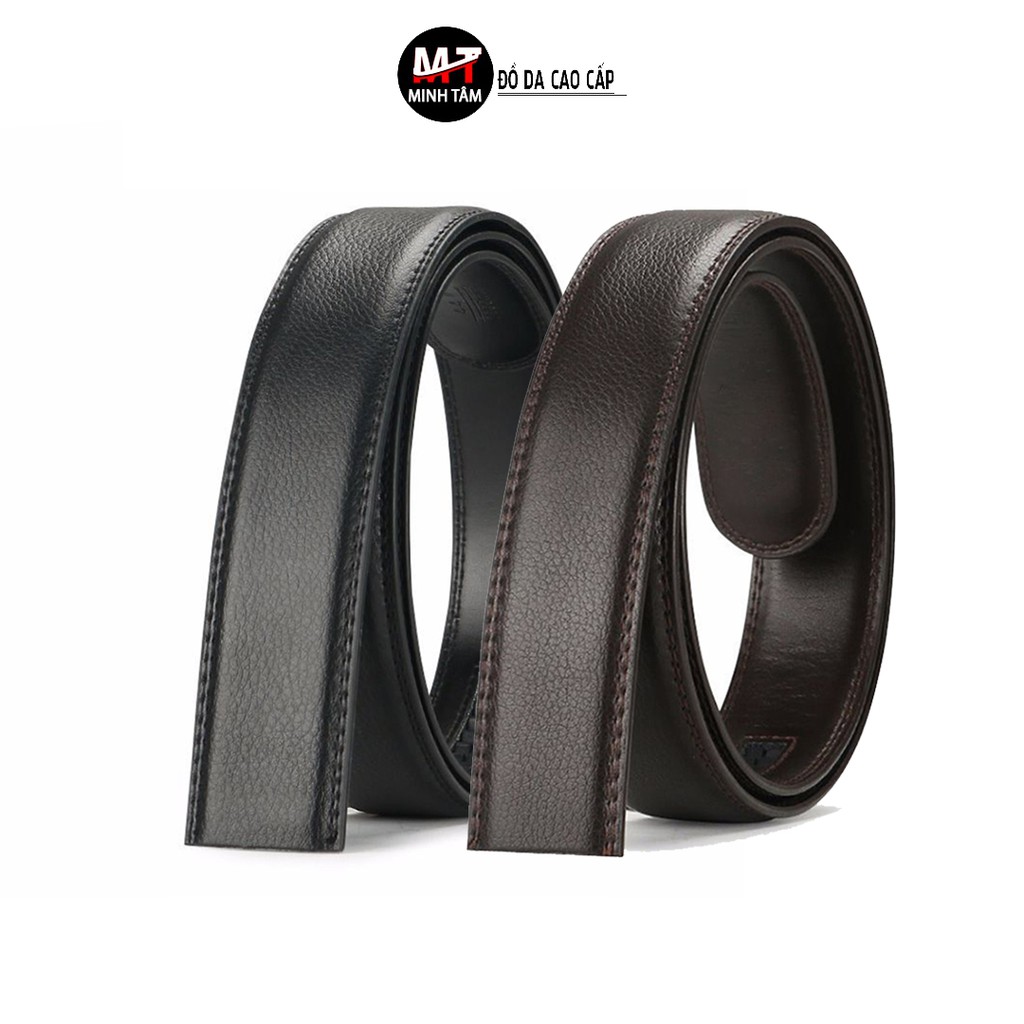 เข็มขัดผู้ชาย Minh Tam cowhide สําหรับหัวเข็มขัดอัตโนมัติ MT5