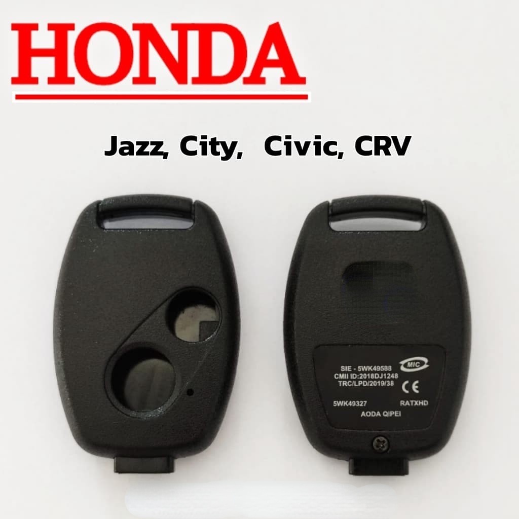 เคสรีโมตกุญแจรถยนต์ สําหรับ ปลอกกุญแจรีโมตรถยนต์ สําหรับ HONDA Accord CRV Pilot Civic 2003 2007 2008 2009 2010 2011 2012 2013