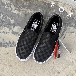 VANS SLIP ON CLASSIC SNEAKERS GREY/BLACK