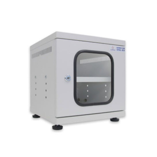 ตู้จัดเก็บอุปกรณ์ G6-30030 MINI 19” GERMANY EXPORT RACK MINI STEEL BOX w/Shelf Gray