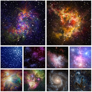 [IN Stock Store] ภาพพื้นหลัง Nebula Universe ขนาด 150x150 ซม. สําหรับใช้ถ่ายภาพในสตูดิโอ