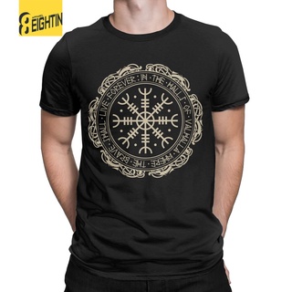 เสื้อยืดวินเทจเสื้อยืดแขนสั้น พิมพ์ลาย Viking Valhalla Odin สไตล์ฮิปฮอป สตรีท คลาสสิก แฟชั่นฤดูร้อน สําหรับผู้ชาย 2022S-