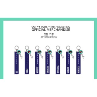 [ พร้อมส่ง​ ] GOT7 4TH FANMEETING OFFICIAL MERCHANDISE - GOTOON KEYRING