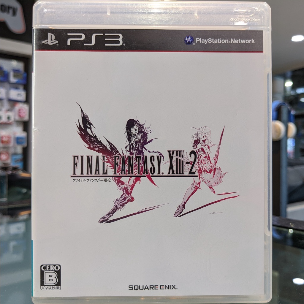 (ภาษาญี่ปุ่น) มือ2 PS3 Final Fantasy XIII-2 แผ่นPS3 เกมPS3 มือสอง (PS3 FF13-2 Final Fantasy 13-2)