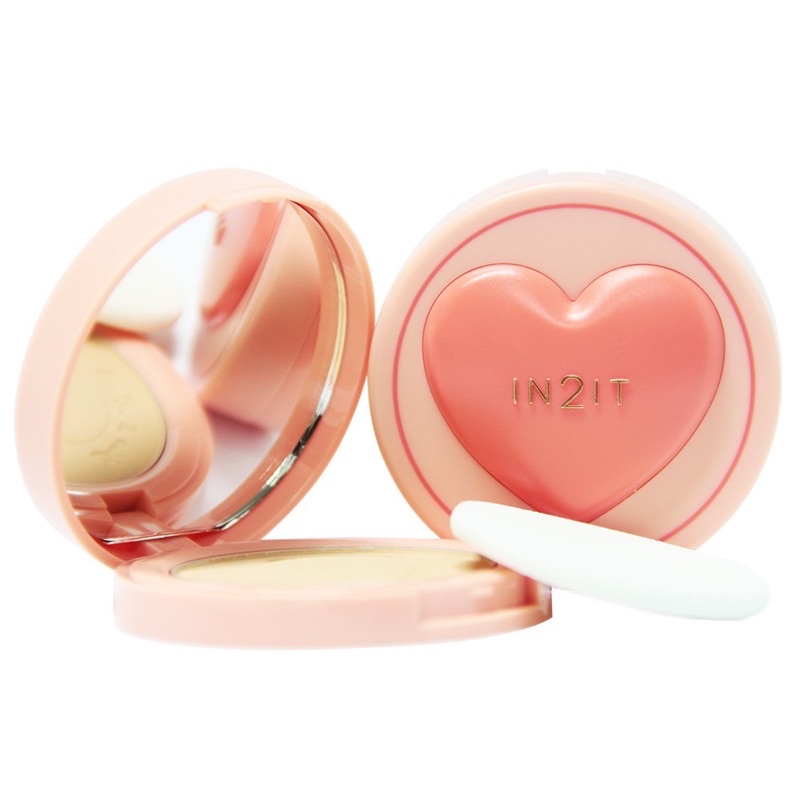 In2it Blur& Matte Powder แป้งผสมรองพื้น เบลอรูขุมขน โปร1แถม1