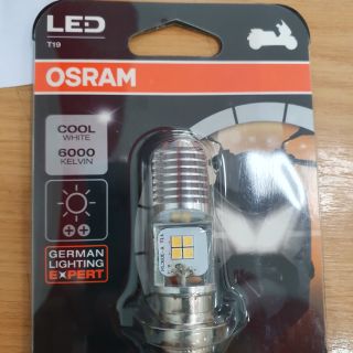 หลอด LED Osram ใส่ไฟหน้ามอเตอร์ไซค์ขั้ว T19