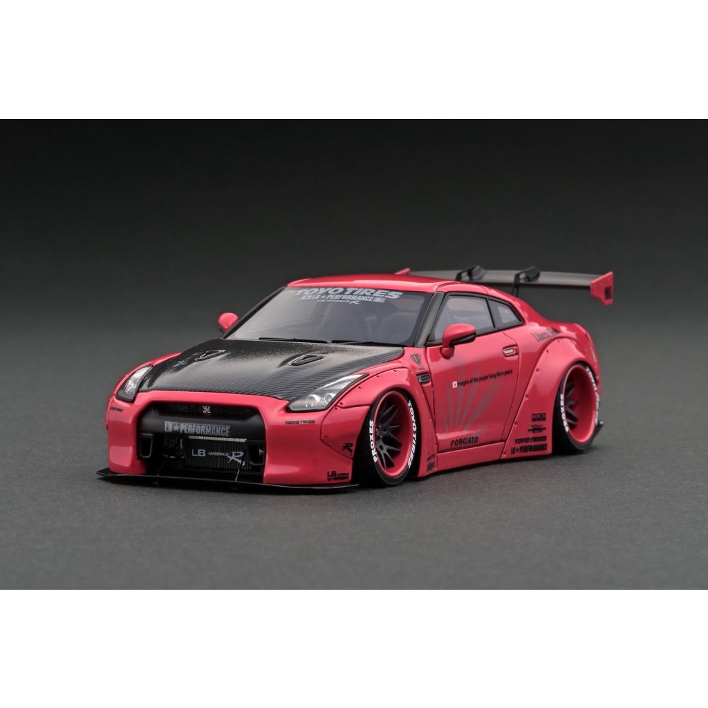 Ignition Model 2271 1/43 LB-WORKS GT-R (R35) Pink Metallic