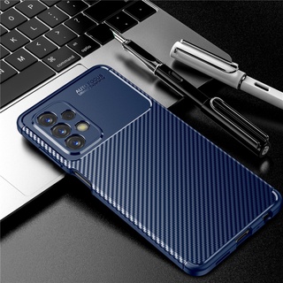 เคสโทรศัพท์ซิลิโคน TPU แบบนิ่ม คาร์บอนไฟเบอร์ บางพิเศษ กันกระแทก สําหรับ Samsung Galaxy A13 A22 A23 A33 M23 A53 A73 4G 5G