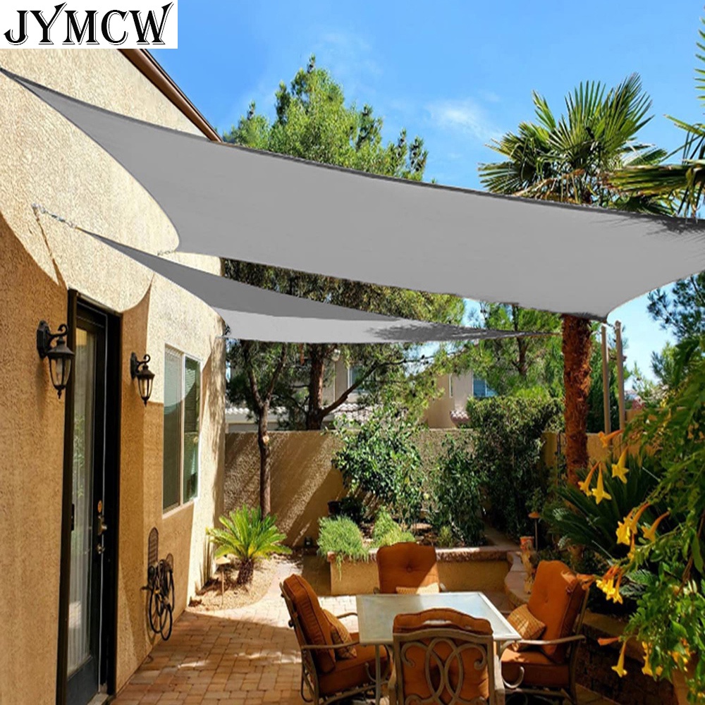 Outdoor shade sail waterproof and UV resistant 300D polyester awning