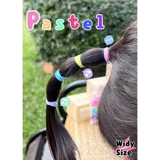 Uniband หนังยางรัดผม ไม่กินผม ไม่ดีดขาดง่าย TPU Widy Size : Pastel
