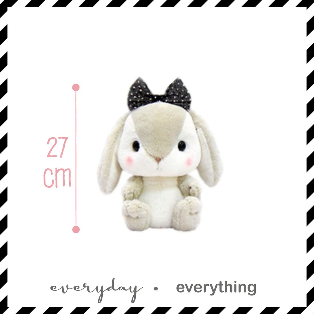 [Toreba] (Amuse) ตุ๊กตา กระต่าย Pote Usa Loppy -  Classic Jumbo 27cm สีคลาสสิค