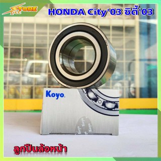 ลูกปืน KOYO ลูกปืนล้อหน้า City HONDA ซิตี้03 จำนวน 1 ลูก(ไม่ABS) ( DAC3873-W2 )