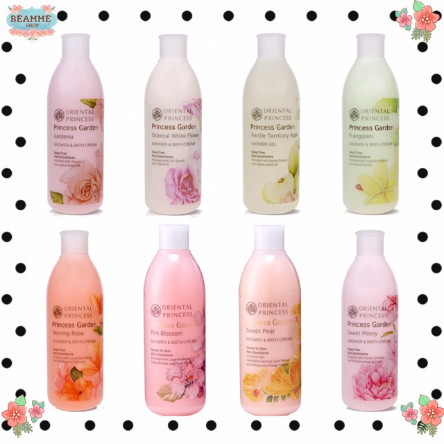 ครีมอาบน้ำกลิ่นดอกไม้ Princess Garden  Shower & Bath Cream