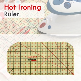 ไม้บรรทัดทนความร้อน สำหรับรองรีดส่วนโค้ง ตะเข็บหรือมุม ขนาดเล็ก20x10cm Hot Ironing Ruler(รหัส xun0210)