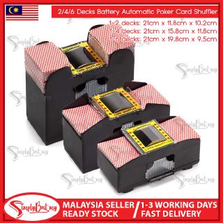 SIMPLYBEST Casino Automatic Poker Card Shuffler Playing Card Shuffler Poker Card Shuffle Machine Shuffle