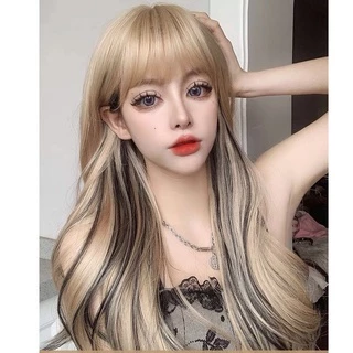 วิกผมกิ๊ฟสี💥 แฮร์พีช กิ๊บ 1 ตัว สวยปัง แบบ LISA Black Pink (พร้อมส่ง) วิกผมไฮไลท์ ผมเปีย ส่งในไทย
