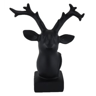 อุปกรณ์ตกแต่งบ้านอื่นๆ ของตกแต่ง HOME LIVING STYLE หัวกวาง MOOSE 20X24 ซม. สีดำ ของตกแต่งบ้าน เฟอร์นิเจอร์ ของแต่งบ้าน D