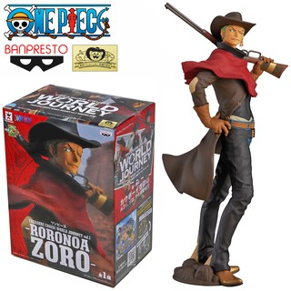 Model Figure งานแท้ แมวทอง Banpresto One Piece วันพีซ Roronoa Zoro โรโรโนอา โซโล Treasure Cruise World Journey