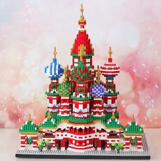 Atomic Building Blocks 9918 ตัวต่อนาโนรูปวิหาร สุดอลังการ  จำนวนตัวต่อ 4650 ชิ้น.