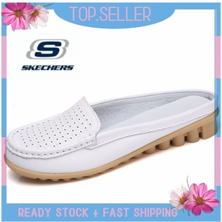 [พร้อมส่ง] *Skechers__go Walk Arch Fit รองเท้าแตะโลฟเฟอร์ ส้นแบน แบบสวม สําหรับผู้หญิง ผู้ชาย