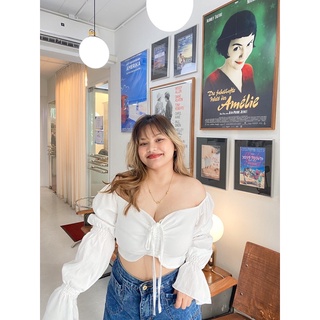 เสื้อสาวอวบ 📍รุ่น jelly crop📍 เสื้อครอปสาวอวบ สม้อคด้านหลัง ทรงดีมาก อก 38-48 เสื้อผ้าสาวอวบ